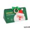 REDDOTGIFT 10-Pack H8.5*17*10cm DIY Trangle Shape New Christmas Gift Box,Portable Paper Box,H6*10*5.2cm Gift Christmas Eve packaging,Empty Box - TBOX-Green