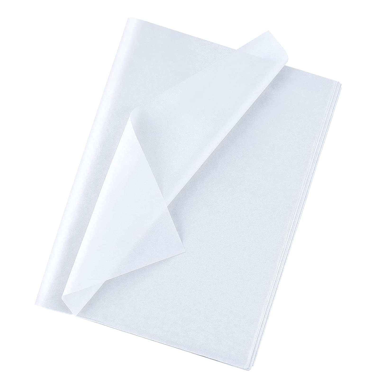 75pk White Tissue Paper Sheets for Packaging 66 x 50cm, White Tissue Paper  for Wrapping Gifts, Tissue Paper for Packaging