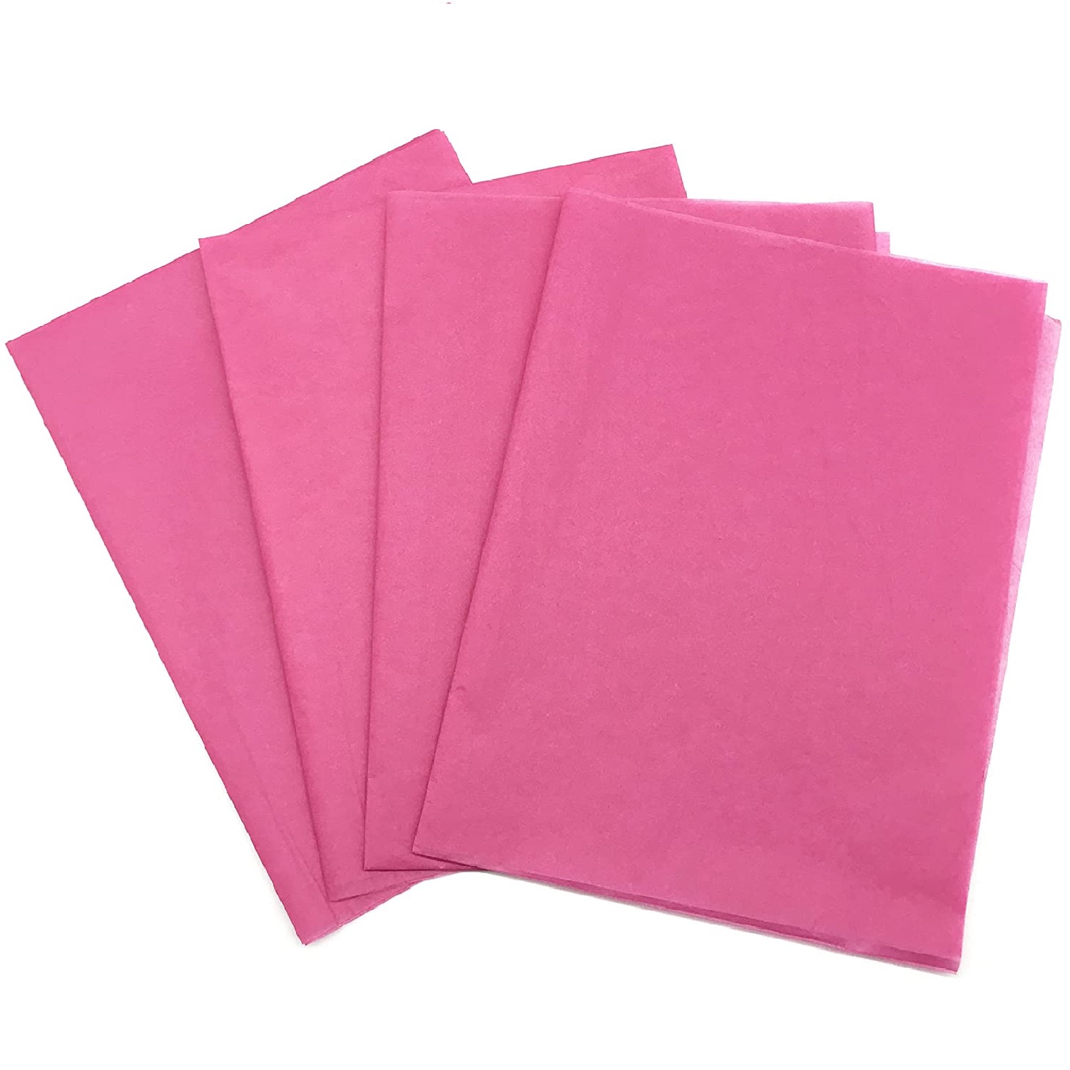 50-Sheets Dark Pink Color Tissue Paper Size: 50 * 75 cm Wrapping DIY ...