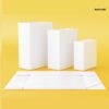 White Color Flat Cardboard Boxes, Magnet Boxes, for Gifts, Packing, Easy To Fold Style