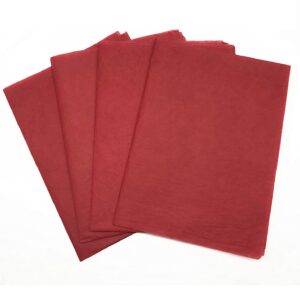 Pack of 50 Sheets Red Color Tissue Paper Gift Wrapping DIY Tissues 50 * 75cm 17 Grams, Acid Free for A Variety of Craft, Art and Paper Projects, T-Shirt Wrap