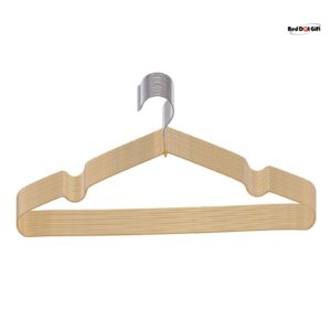 Quality Hangers 30 Quality Heavy Duty Metal Coat Hangers with Black Rubber  Coating for Non Slip Pants (30)