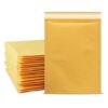 Yellow Kraft Bubble mailers Padded envelopes .Kraft Paper Cushion envelopes. Peel & Seal. Mailing & Shipping & Packing & Packaging.