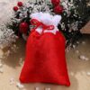 10-Pack Soft Velvet Pouches, Burlap Bags For Gifts