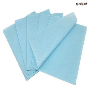 Pack of 50 Sheets Light Blue Color Tissue Paper Gift Wrapping DIY Tissues 50 * 75cm 28Grams, Acid Free for A Variety of Craft, Art and Paper Projects-Shirt Wrap.