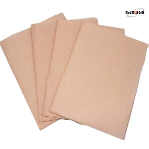 Peach Color Tissue Paper 28gsm Pack of 50 sheets 50*75cm wrapping DIY tissue use for crafts projects and creative design.