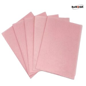 Pack of 50 Sheets Light Pink Color Tissue Paper Gift Wrapping DIY Tissues 50 * 75cm 28Grams, Acid Free for A Variety of Craft, Art and Paper Projects-Shirt Wrap.