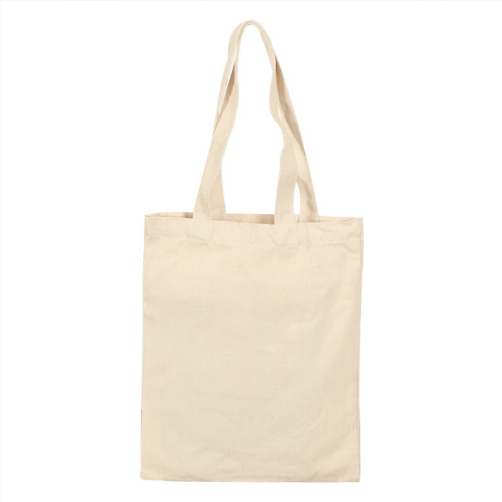 Canvas Tote Bags with Long Handle Reusable Shopping Bag Eco-Friendly ...
