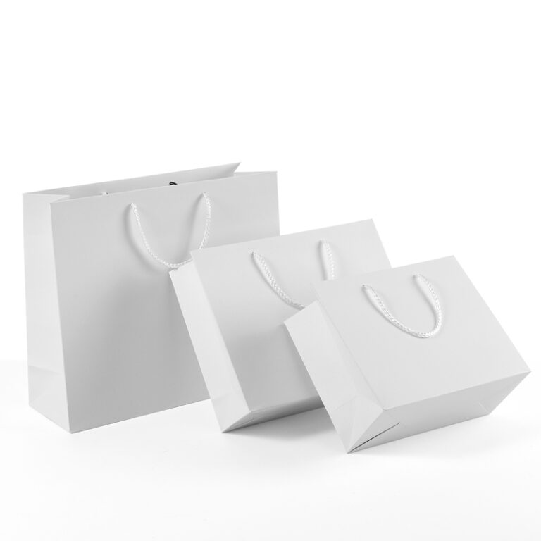 White Plain Paper Bags,Gift Bags Shopping Bags Party Favor Bags for Birthdays Mother’s Day, Baby Showers Bridal Showers Wedding Gifts.