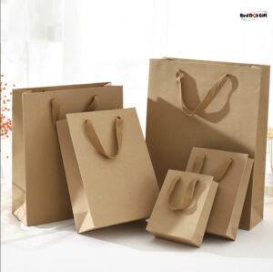 Gift Red Shopping Bags 3d Render Graphic by alex.arty91 · Creative Fabrica