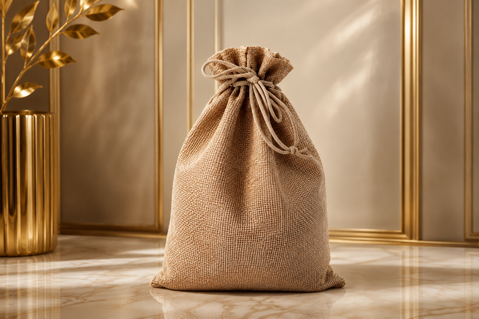 Burlap Gift Bags with Drawstring 7 Sizes Options Brown Linen Jewelry Pouches Wedding Jute Bags for Jewelry and Treat Pouches Party Birthday Wedding Favors Gift. - Image 2
