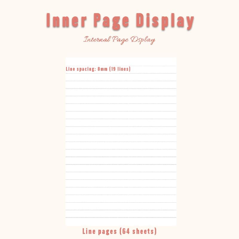 Red Dot Gift Lace Carved Flower Cover Notebook,128 Pages 3D Replaceable Portable Student Journal Scrapbook Diary Notebook Planner with Lined Paper. - Image 5