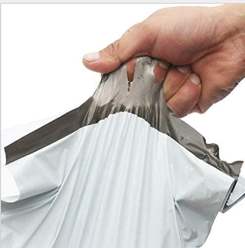 100-Pack White Poly Mailers with Self-Seal Adhesive – Black Shield Inner Layer, 6 Sizes Available – Heavy-Duty Plastic Shipping Bags & Courier Envelopes - Image 2