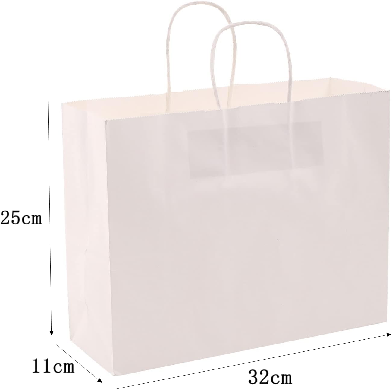 Kraft Paper Gift Bags with Handles – Durable Shopping & Party Favor Bags (4 Colors, 5 Sizes) - Image 5