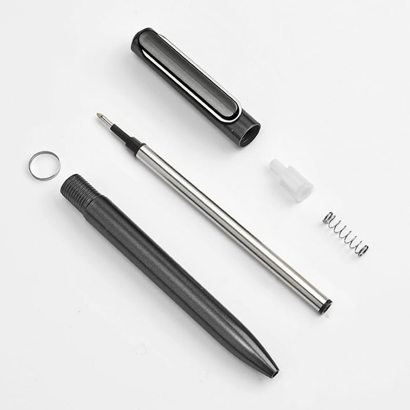 Red Dot Gift 3-Pack Metallic Finish Gel Ink Pens, 0.5mm Fine Tip Quick-Dry Black Pens for Writing & School (150mm) - Image 2