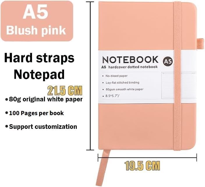 A5 Dotted Notebook & Journal (100 Pages) – Premium Eco-Friendly Paper, Durable Hardcover & Lay-Flat Binding for Planning & Creative Writing. - Image 9