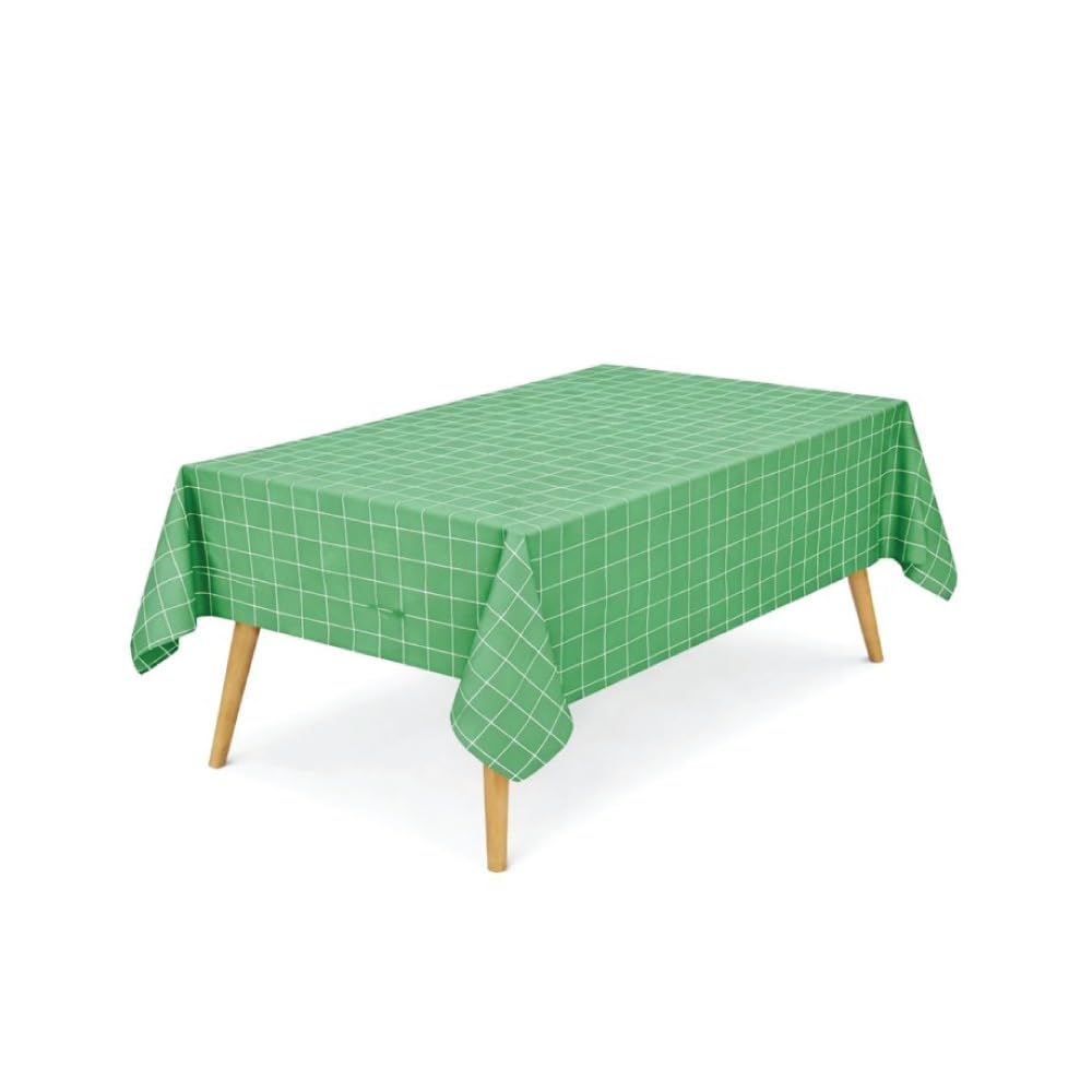 Red Dot Gift® 137x180cm (5 Color) Rectangle Waterproof Oil-Proof Plaid Tablecloth, Spill-Proof, Washable, Reusable Checkered Table Cover for Dining & Kitchen - Image 6