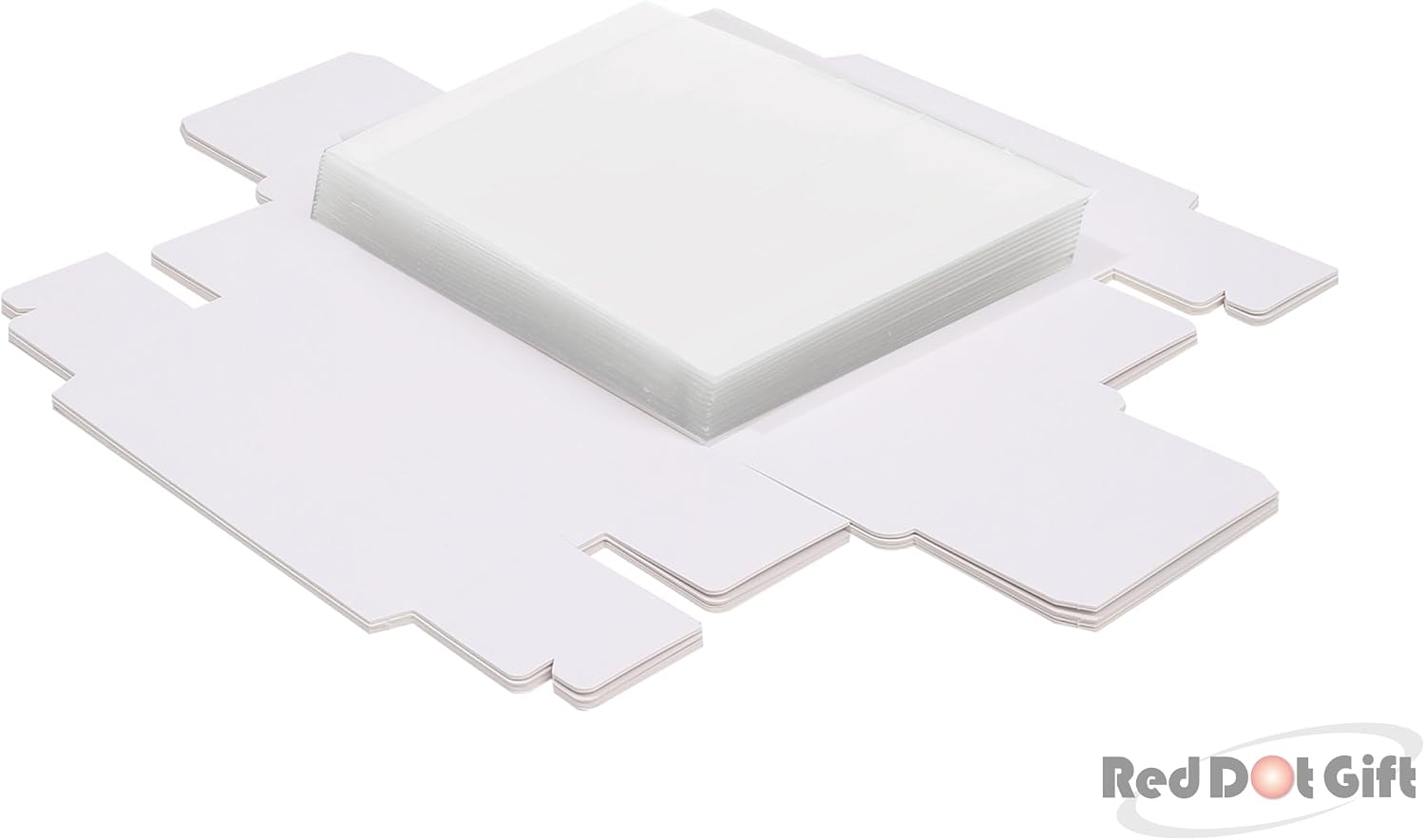 Premium White Color DIY Cardboard Rectangle Drawer Kraft Packaging Boxes with Clear Transparent Sleeve Lid for Small Gifts Jewelry Treats Candy & Event Favors - Image 8