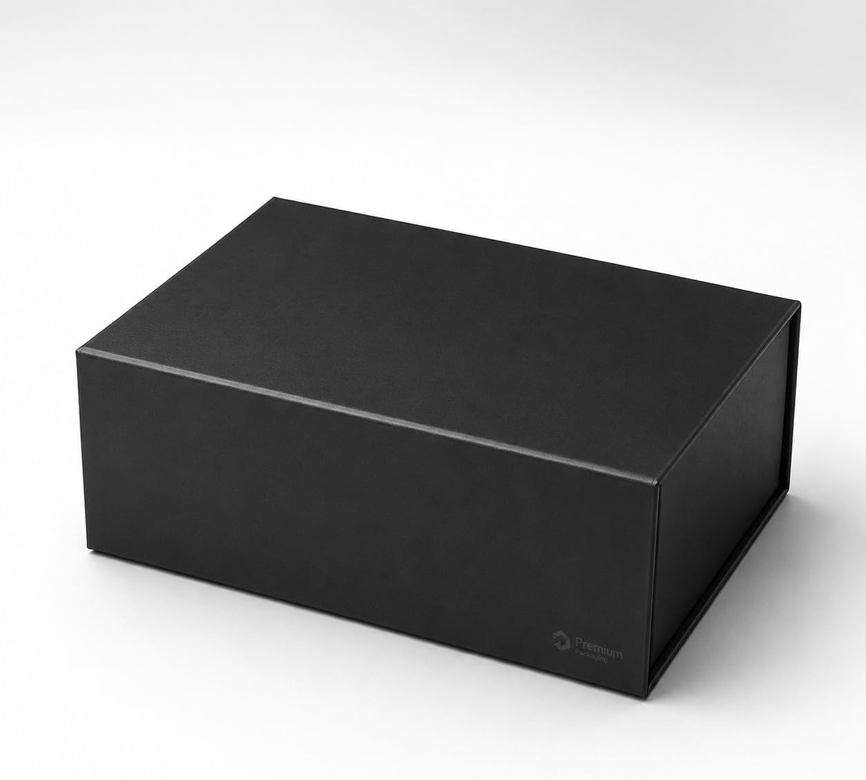 Black Color Flat Cardboard Boxes, Magnet Boxes, for Gifts, Packing, Easy-to-Fold Style - Image 4