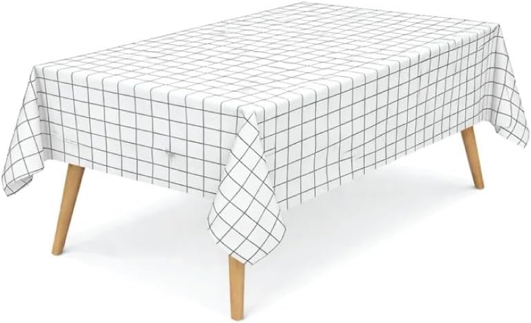 Red Dot Gift® 137x180cm (5 Color) Rectangle Waterproof Oil-Proof Plaid Tablecloth, Spill-Proof, Washable, Reusable Checkered Table Cover for Dining & Kitchen - Image 4