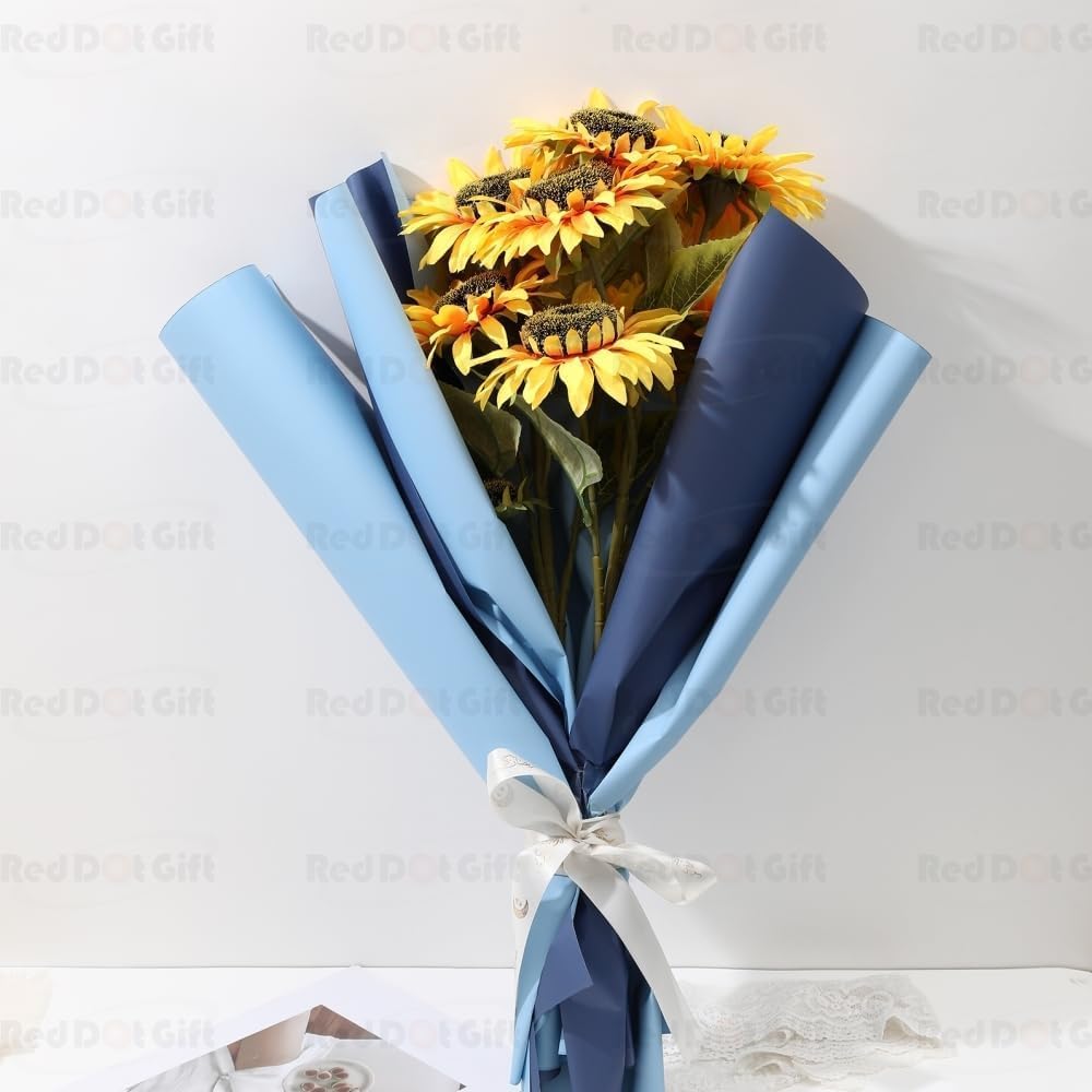 Red Dot Gift Wrapping Paper (24-Color Options) – 57x57cm Waterproof Flower Wrap Paper for Bouquet Packaging, Floral Arrangements, and Gift Baskets - Image 10
