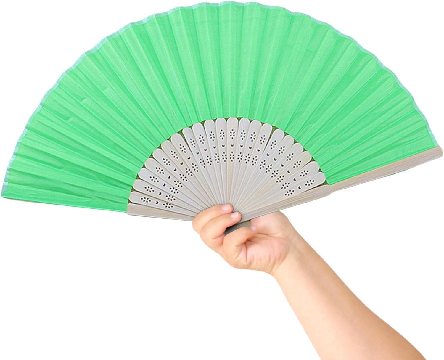 Red Dot Gift®Folding Fans Bamboo Handheld Fans Paper Folded Fans for Wedding Gift, Party Favors, DIY, Home Decoration - Image 14
