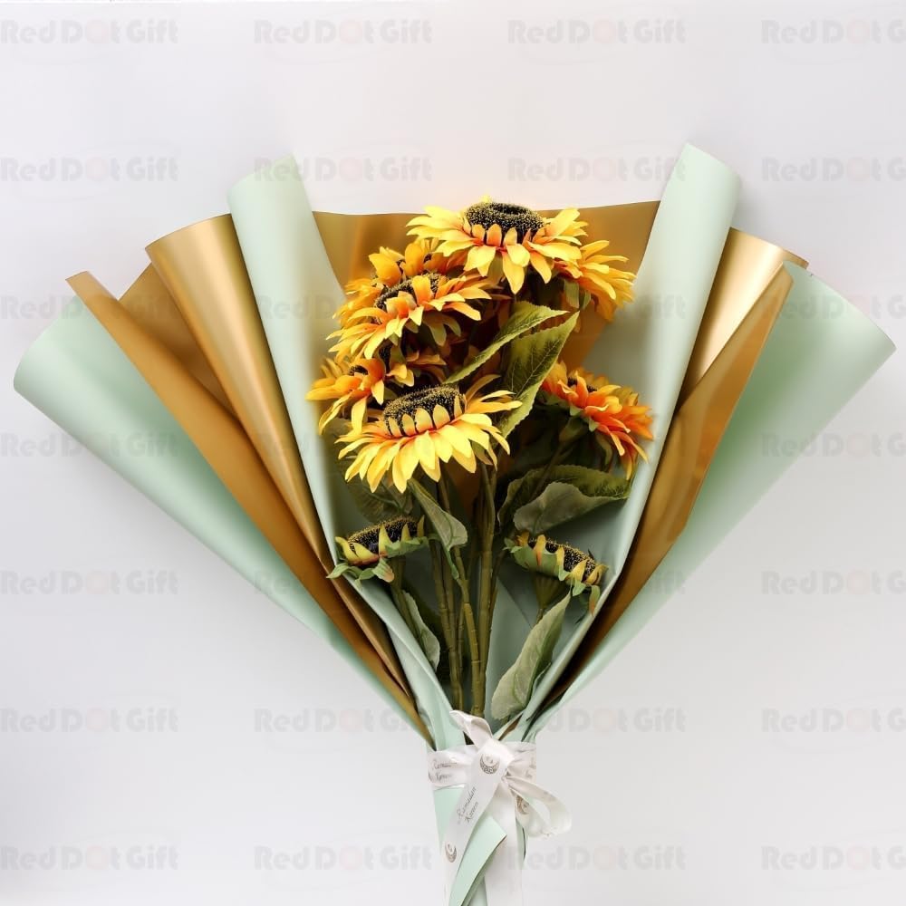 Red Dot Gift Wrapping Paper (24-Color Options) – 57x57cm Waterproof Flower Wrap Paper for Bouquet Packaging, Floral Arrangements, and Gift Baskets - Image 5