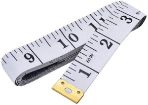 2M soft sewing measuring tape double sided body measurement ruler