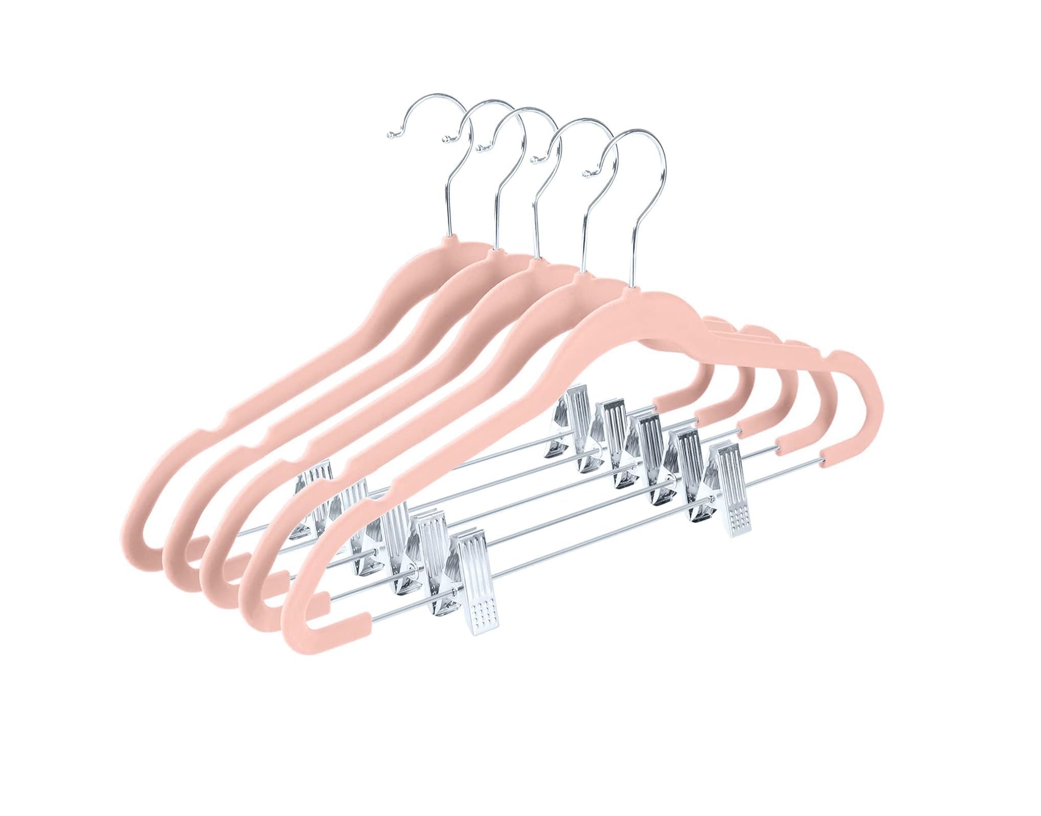 42cm pink hanger with clip