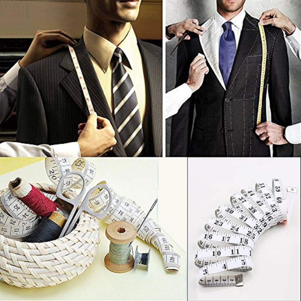2M soft sewing measuring tape double sided body measurement ruler