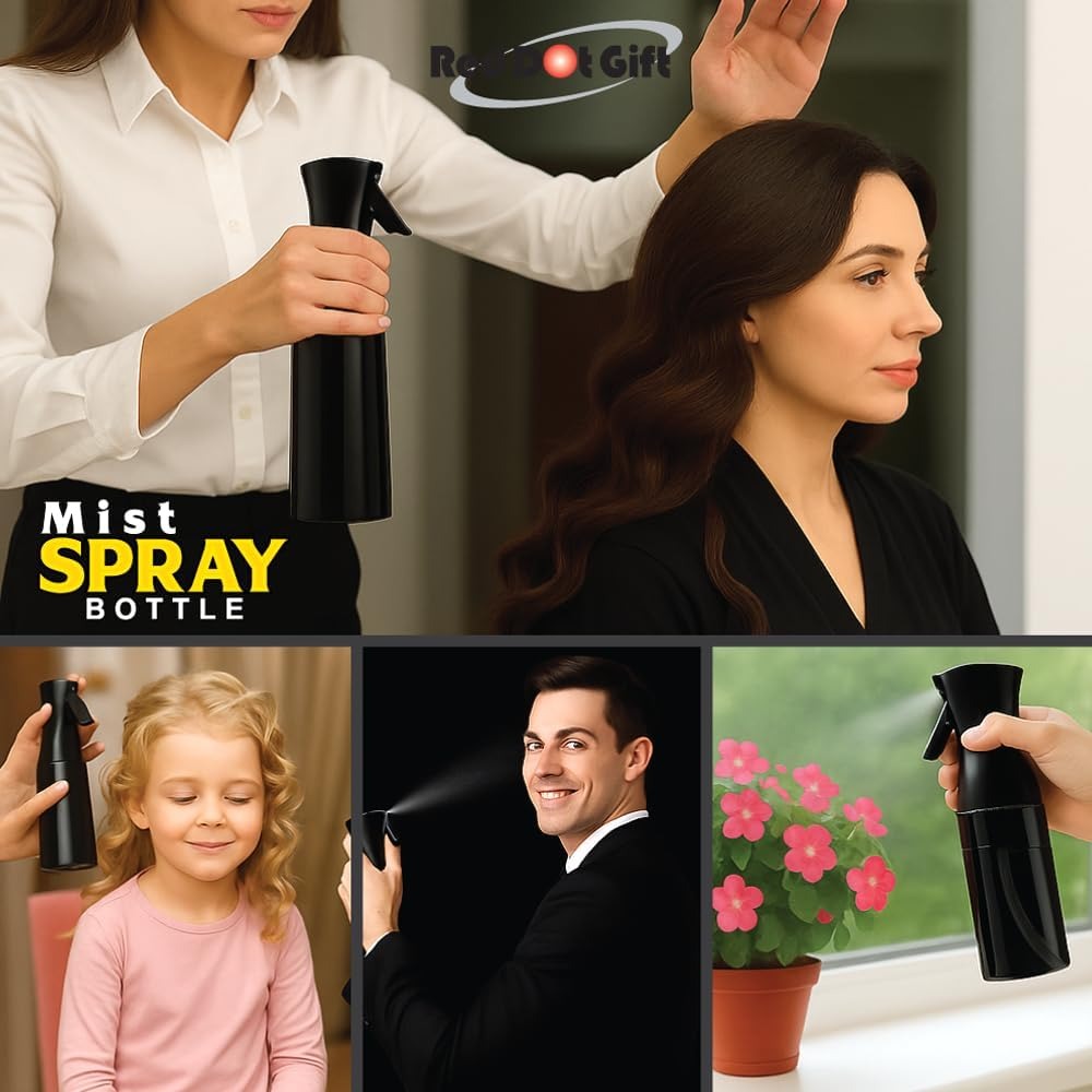 300ml mist spray bottle for hairstyling