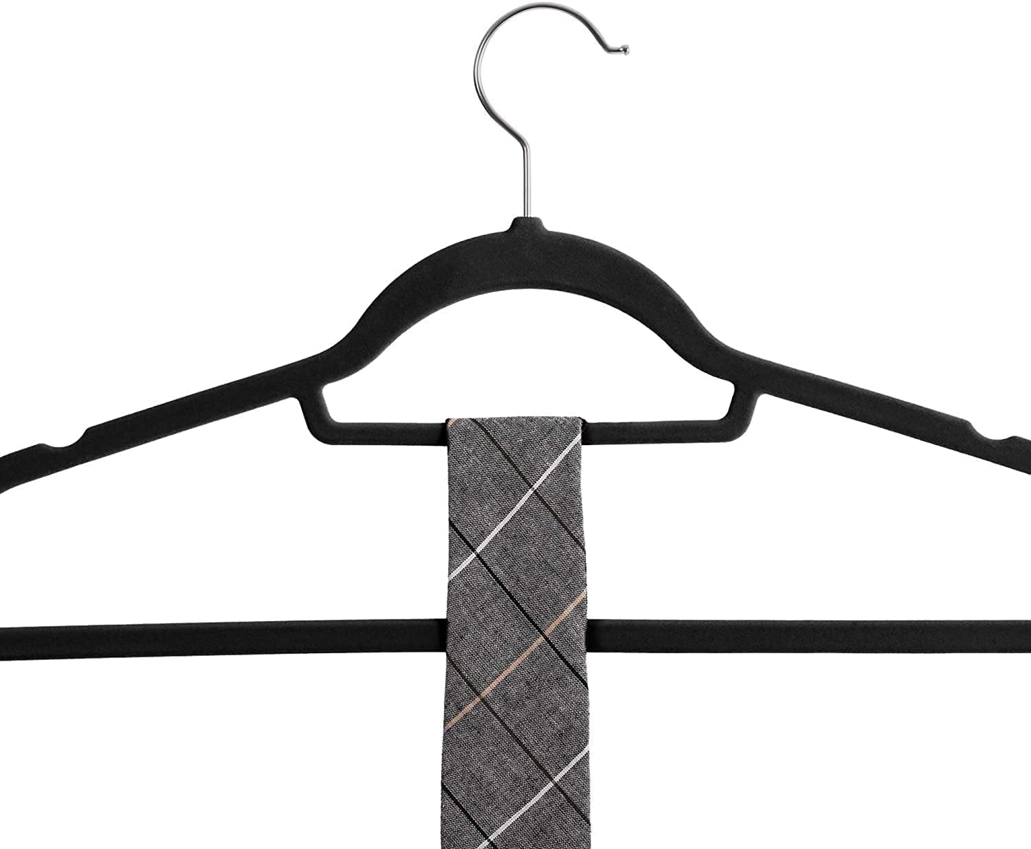 Non-Slip Velvet Hangers 42cm ( 5 Colors Option ) with 360 Degree Rotatable Hook – Durable & Slim – Non-Slip Hangers for Coat Hangers – Pant Hangers… - Image 8