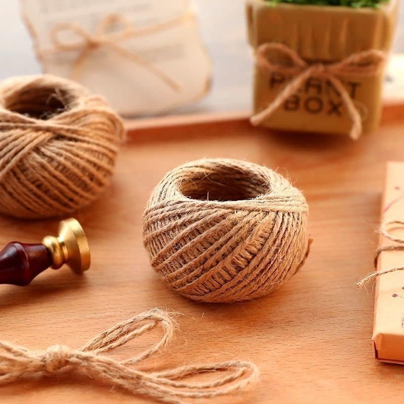 Natural Jute Twine Cord Hemp Rope String 2mm Rustic Wrap Gift Packing String Wedding Decoration, Jute Ropes,Nature Jute Ropes - Image 2