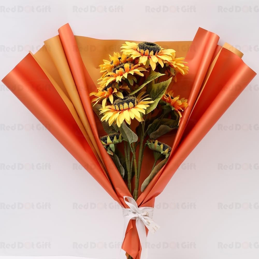 Red Dot Gift Wrapping Paper (24-Color Options) – 57x57cm Waterproof Flower Wrap Paper for Bouquet Packaging, Floral Arrangements, and Gift Baskets - Image 9