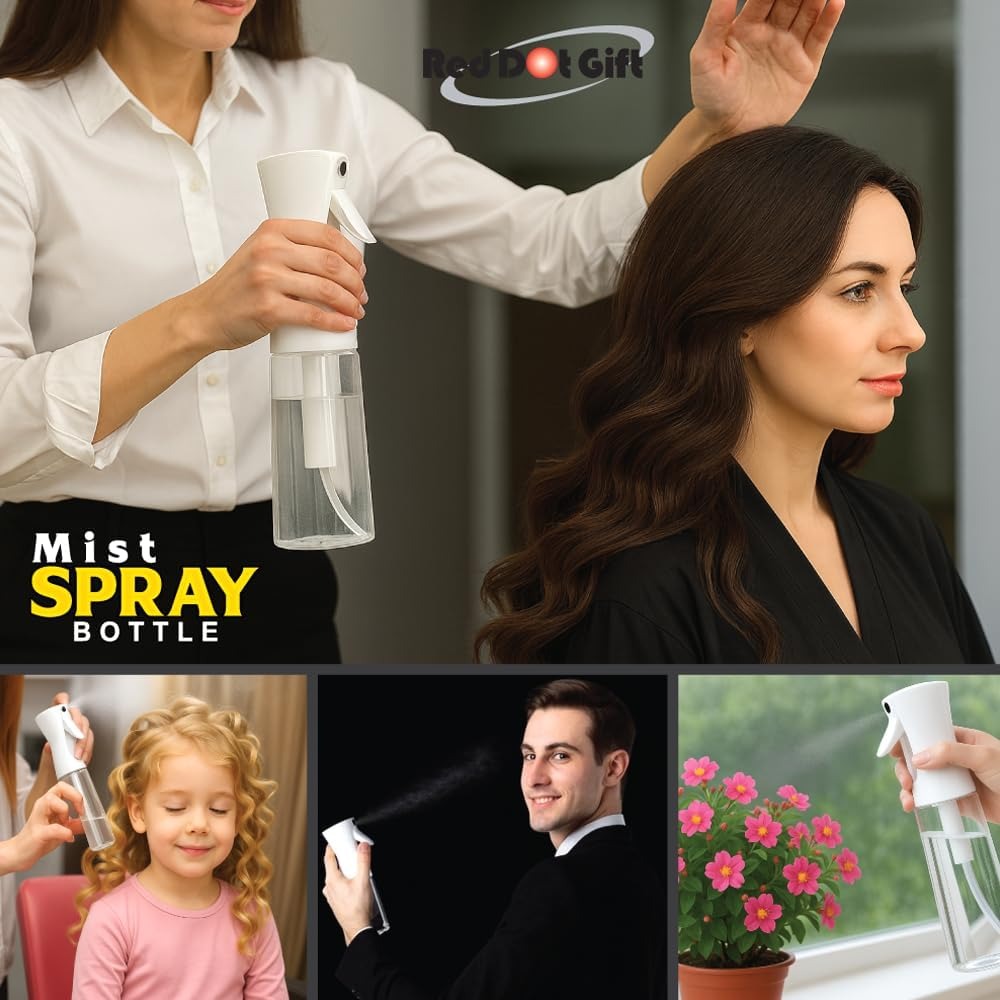 300ml mist spray bottle for hairstyling