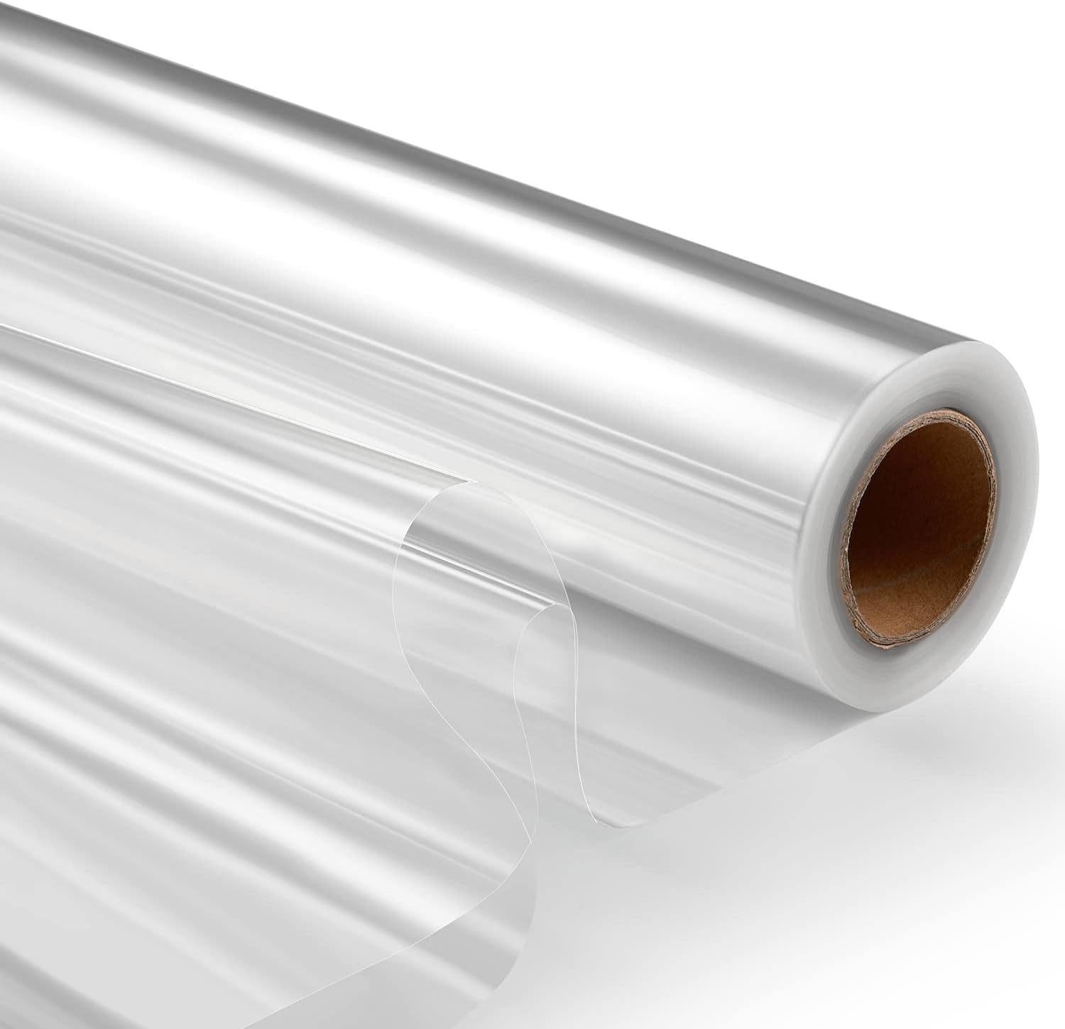 Clear Cellophane Wrap Roll (3 Sizes Options)Transparent Wrapping Cellophane for Flower Baskets Gift Wrap Crafts Supplies, Flower Wrap, Gift Wrap