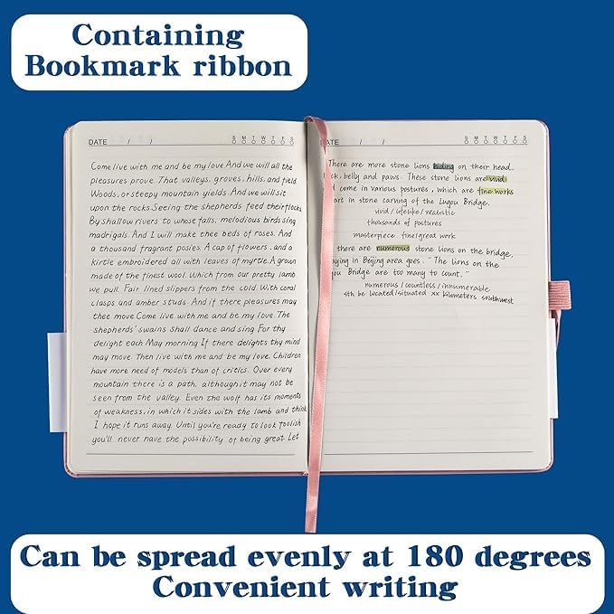 A5 Dotted Notebook & Journal (100 Pages) – Premium Eco-Friendly Paper, Durable Hardcover & Lay-Flat Binding for Planning & Creative Writing. - Image 7
