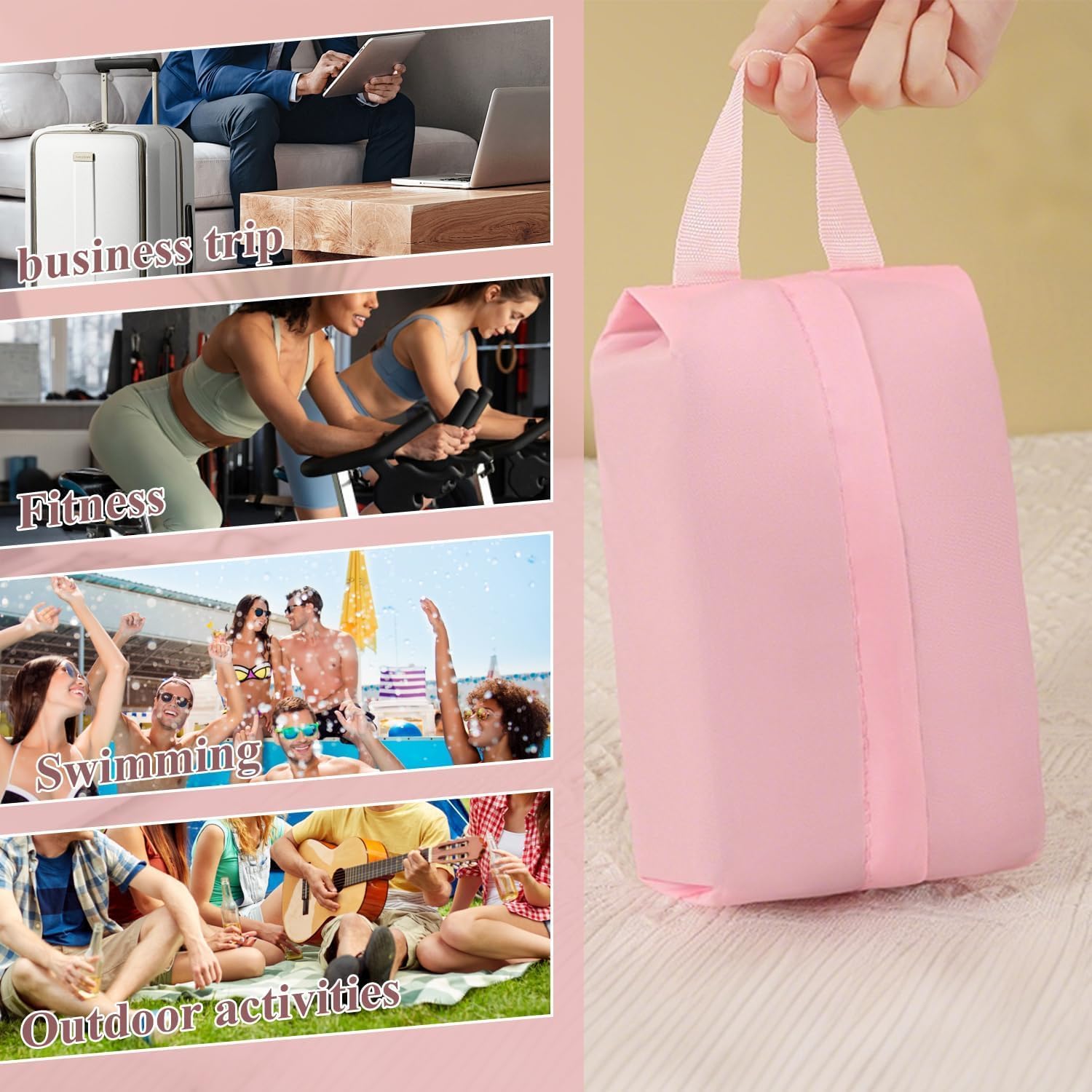 Red Dot Gift® 1 Travel Underwear Storage Bag with Handle | Multi-Color Zipper Pouch Organizer - Image 4