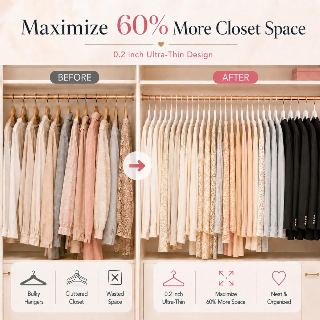 45cm velvet hangers with rose gold 360 degree