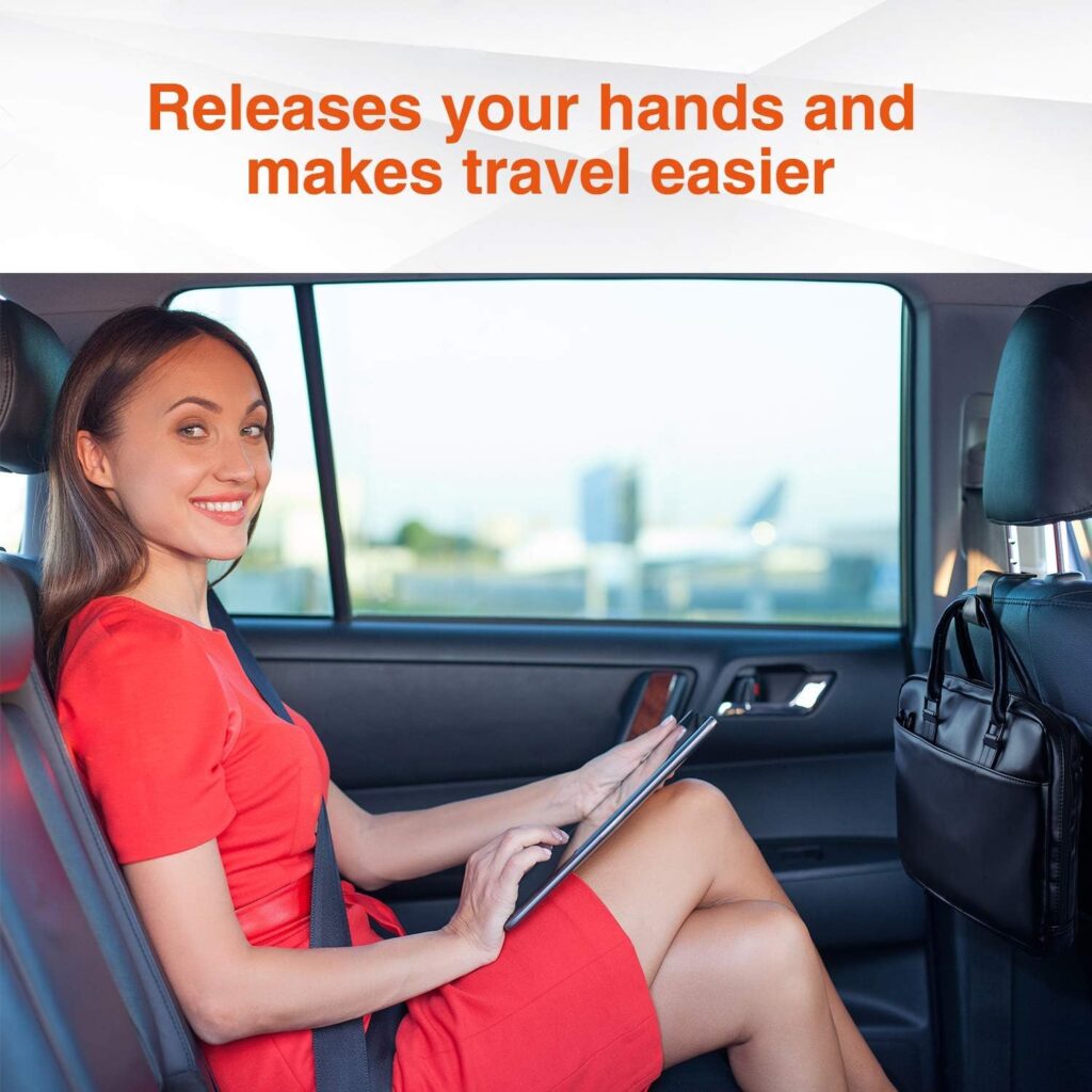 Car Headrest Hooks carbon fiber look