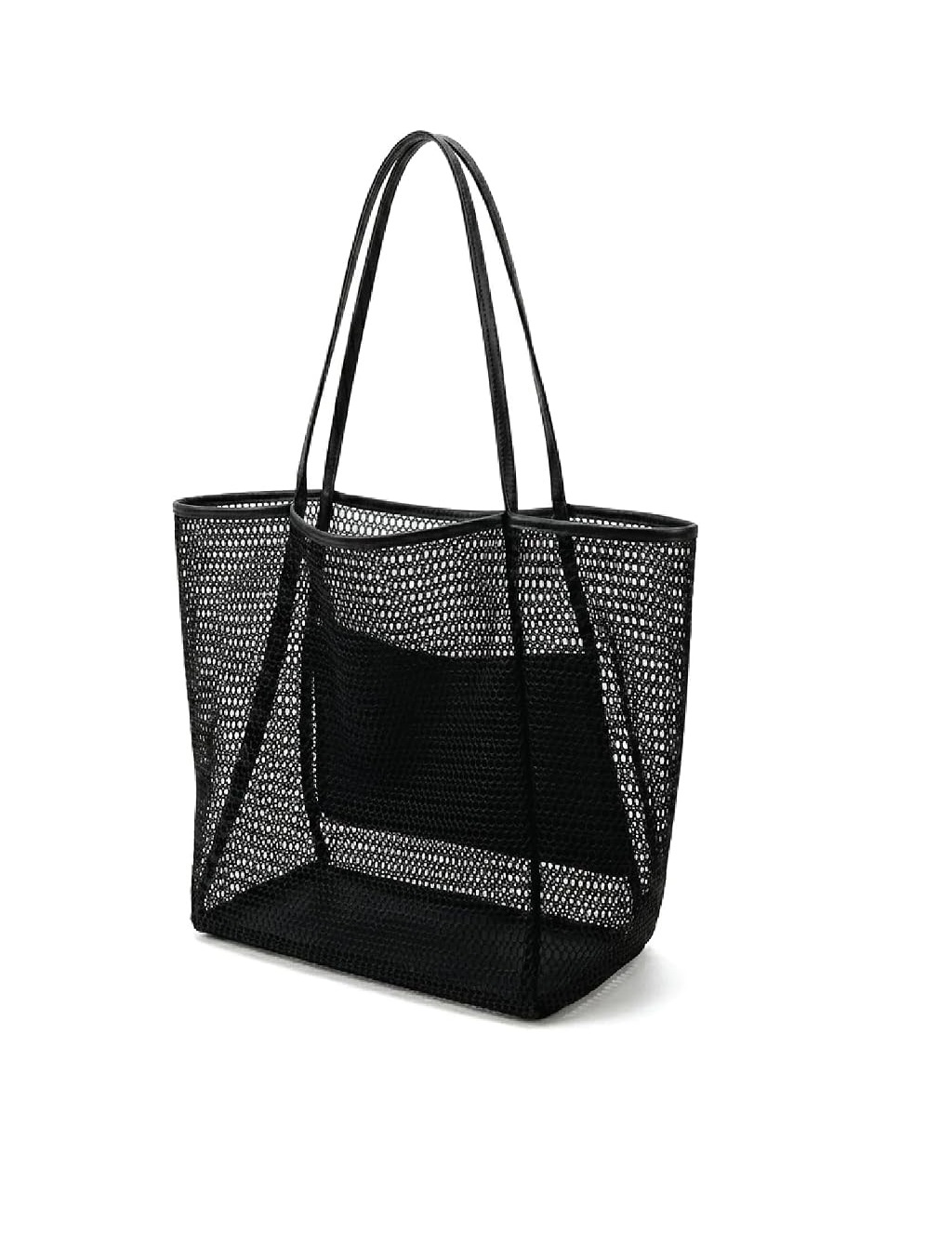 Red Dot Gift Mesh Beach Bag - Large Foldable Tote Bag with Zippered Pocket, Lightweight Breathable Sandproof Shoulder Bag for Vacation, Swimming & Gym | Mesh Beach Bag. - Image 13