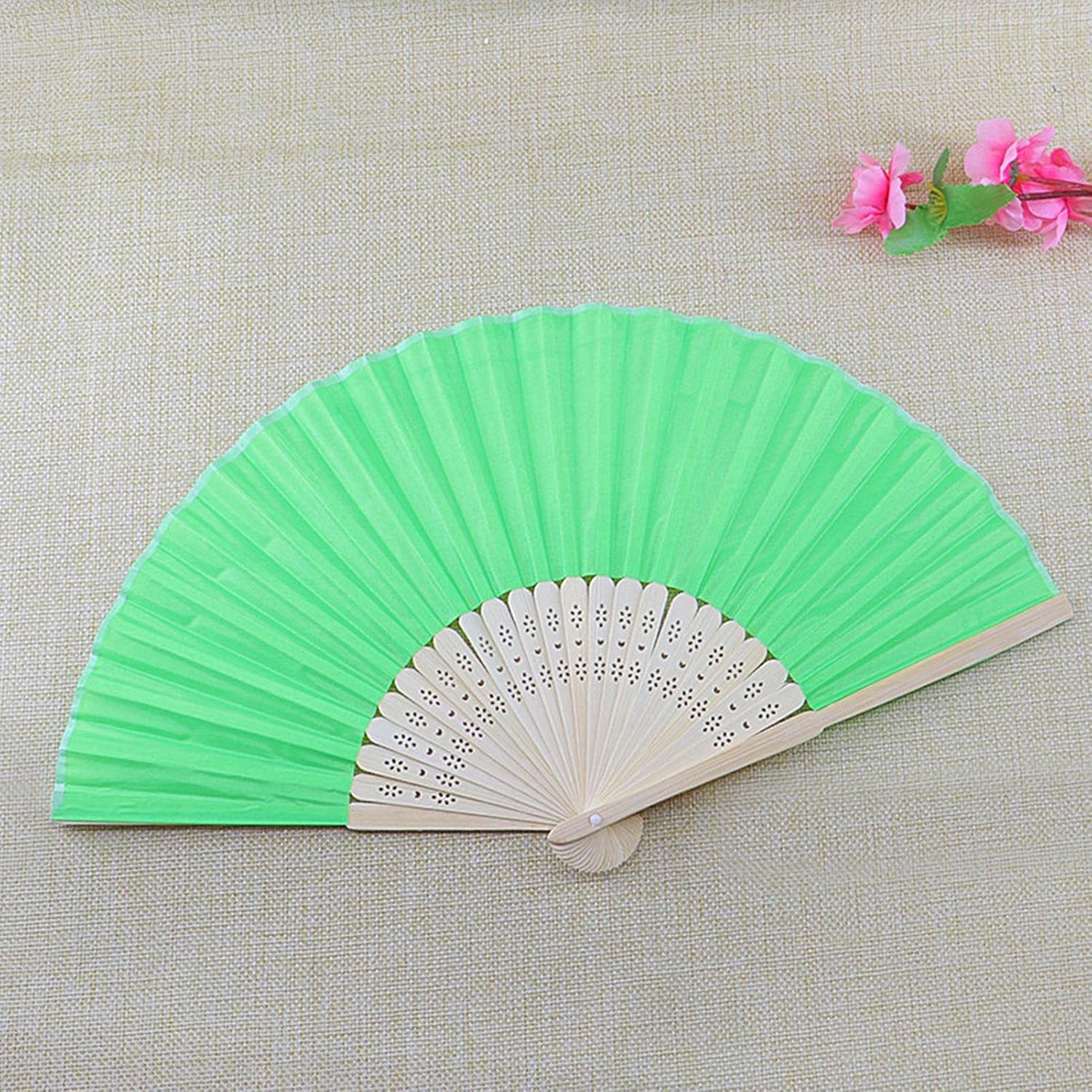 Red Dot Gift®Folding Fans Bamboo Handheld Fans Paper Folded Fans for Wedding Gift, Party Favors, DIY, Home Decoration - Image 13