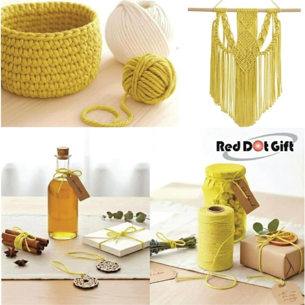 cotton twine for crafts and gift wrapping