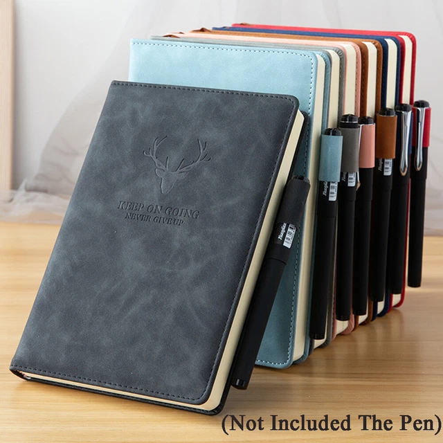 ruled notebook journal with hardcover and ribbon bookmark