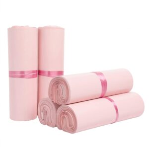 Baby Pink Plastic Envelope Bag