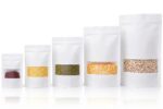 Clear reusable ziplock bags for airtight food storage