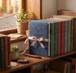Premium Hardcover Ruled Journal Notebook - College Lined Notebooks with Thick No-Bleed Paper, Ribbons & Bookmark, Executive Notebook for Work, School, Office & Daily Writing