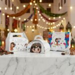 Haq al Laila party box is a great addition to your Haq Al Laila party decorations, use can use it to gift chocolates, dry fruits, cookies بوكسات حق اليلة - قرقيعان.
