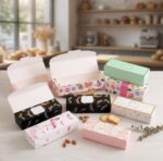 Thank You Rectangular Cardboard Bakery & Gift Boxes (21.5 x 7 x 5 cm)—Decorative Packaging Containers for Cookies, Biscuits, Chocolates & Cakes—Ideal Supplies for Weddings, Birthday Parties & Event Favors