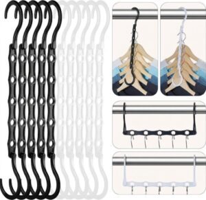 Space Saving Hangers 5-hole closet organizer